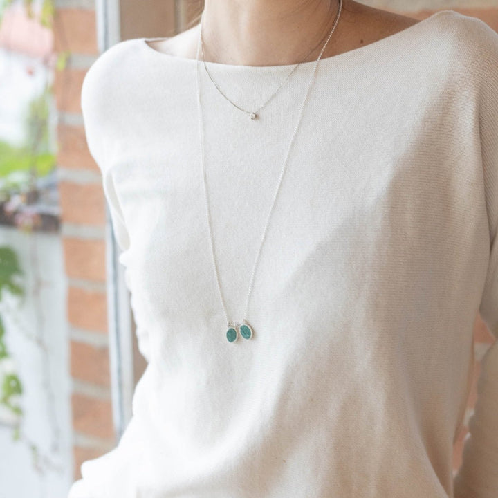  - Amuletinho Equilíbrio - malaquita - Ateliê Camila Lovisaro