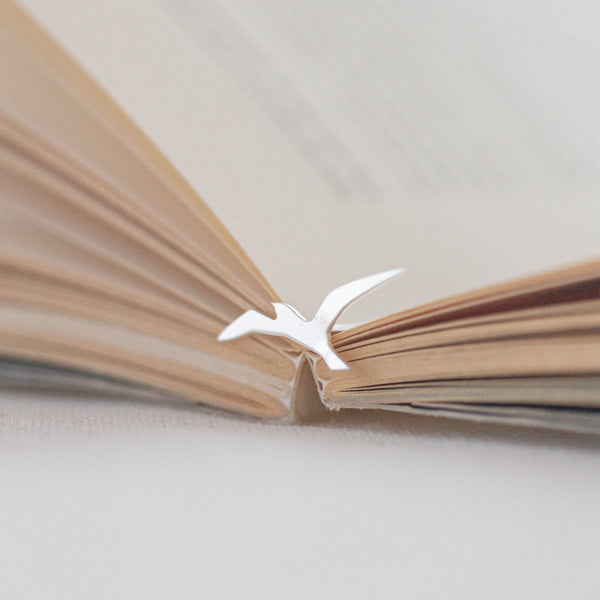 CL MARCADOR GAIVOTA AG - Marcador de livro - FRAGATA - pronta entrega - Ateliê Camila Lovisaro