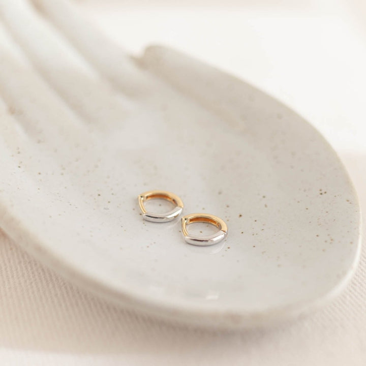 CLCB ARG AK AU/BCO - Argolinha Bicolor em ouro amarelo e branco 18k - Ateliê Camila Lovisaro