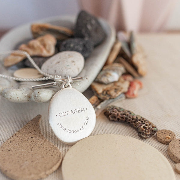  - Medalha Coragem - Para todos os dias - Ateliê Camila Lovisaro