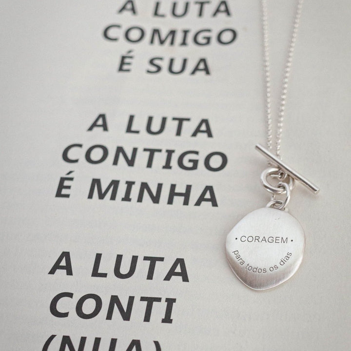  - Medalha Coragem - Para todos os dias - Ateliê Camila Lovisaro