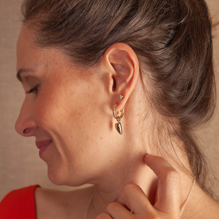  - Pingente Chamego P + Argola P - Ateliê Camila Lovisaro