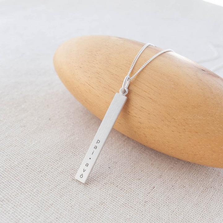  - Pingente Plaquinha - Ateliê Camila Lovisaro