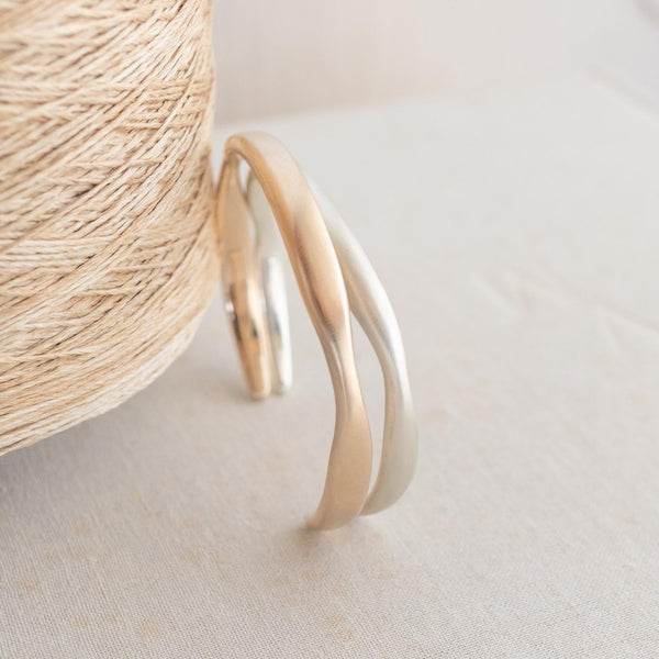 CLCT - BR P AG FOS AU-1 - Bracelete Travessia - Ateliê Camila Lovisaro